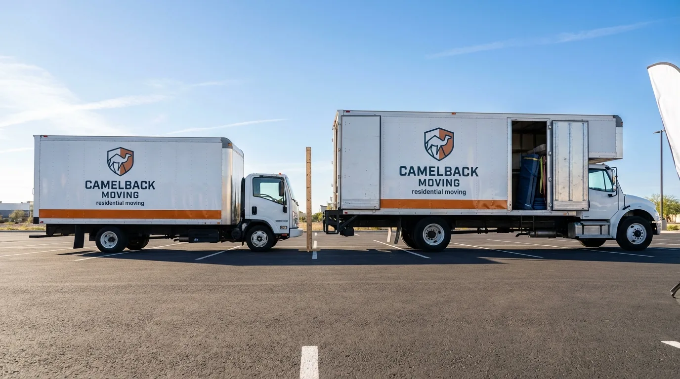 Moving truck size capacity guide in Webster City